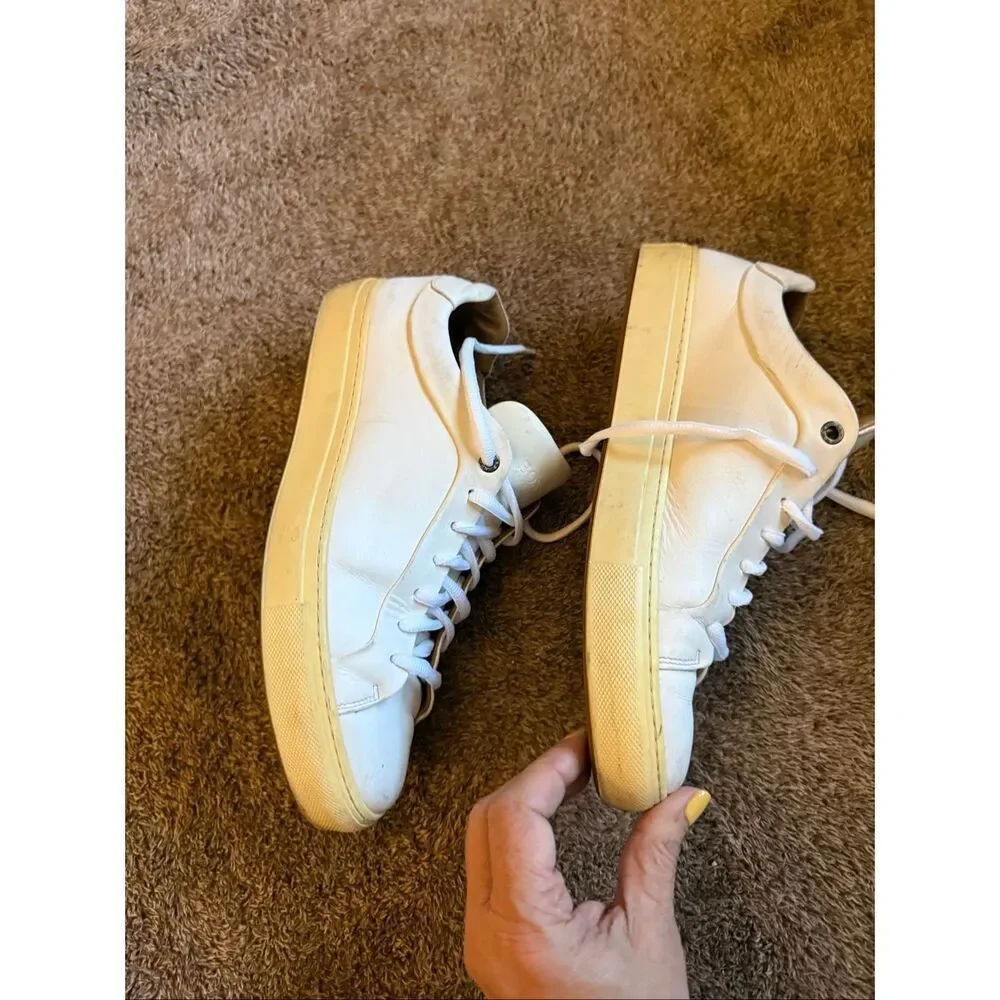 Hugo Boss Mirage Sneaker White Calfskin Leather SZ 42 US 8.5